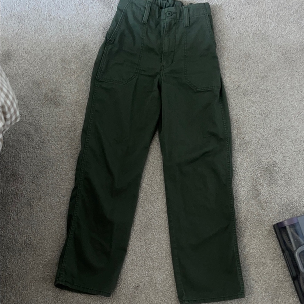 Green Levi’s Cargo Pants (synched waist)